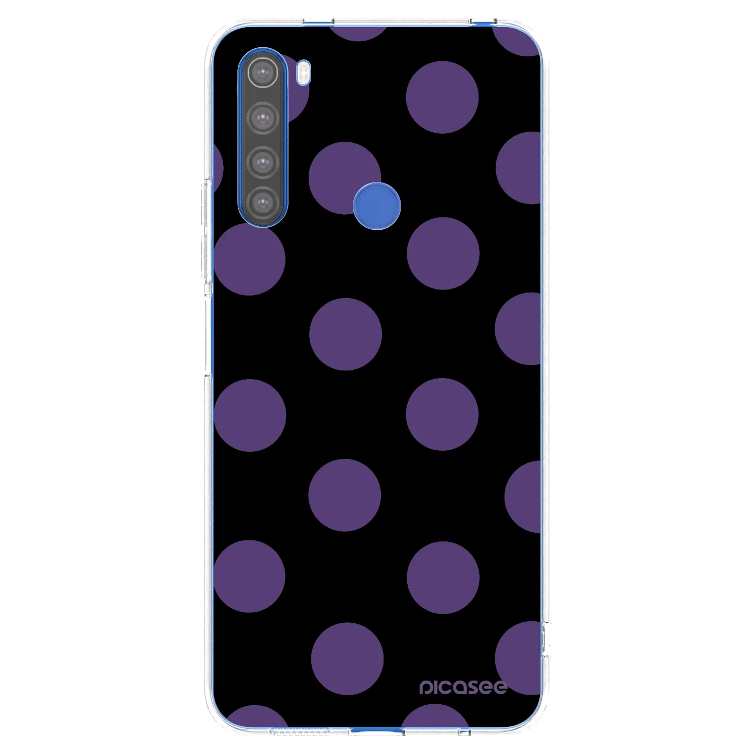 Picasee silikónový prehľadný obal pre Xiaomi Redmi Note 8T - Big flickers