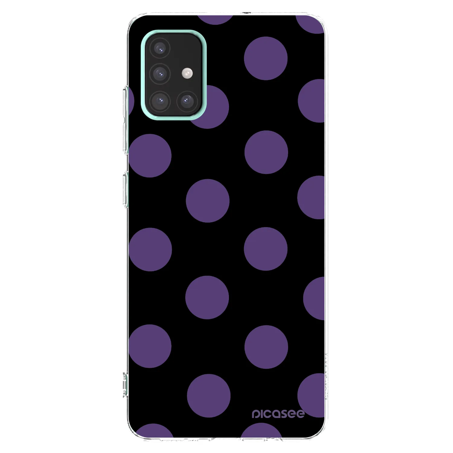 Picasee silikónový prehľadný obal pre Samsung Galaxy A51 A515F - Big flickers