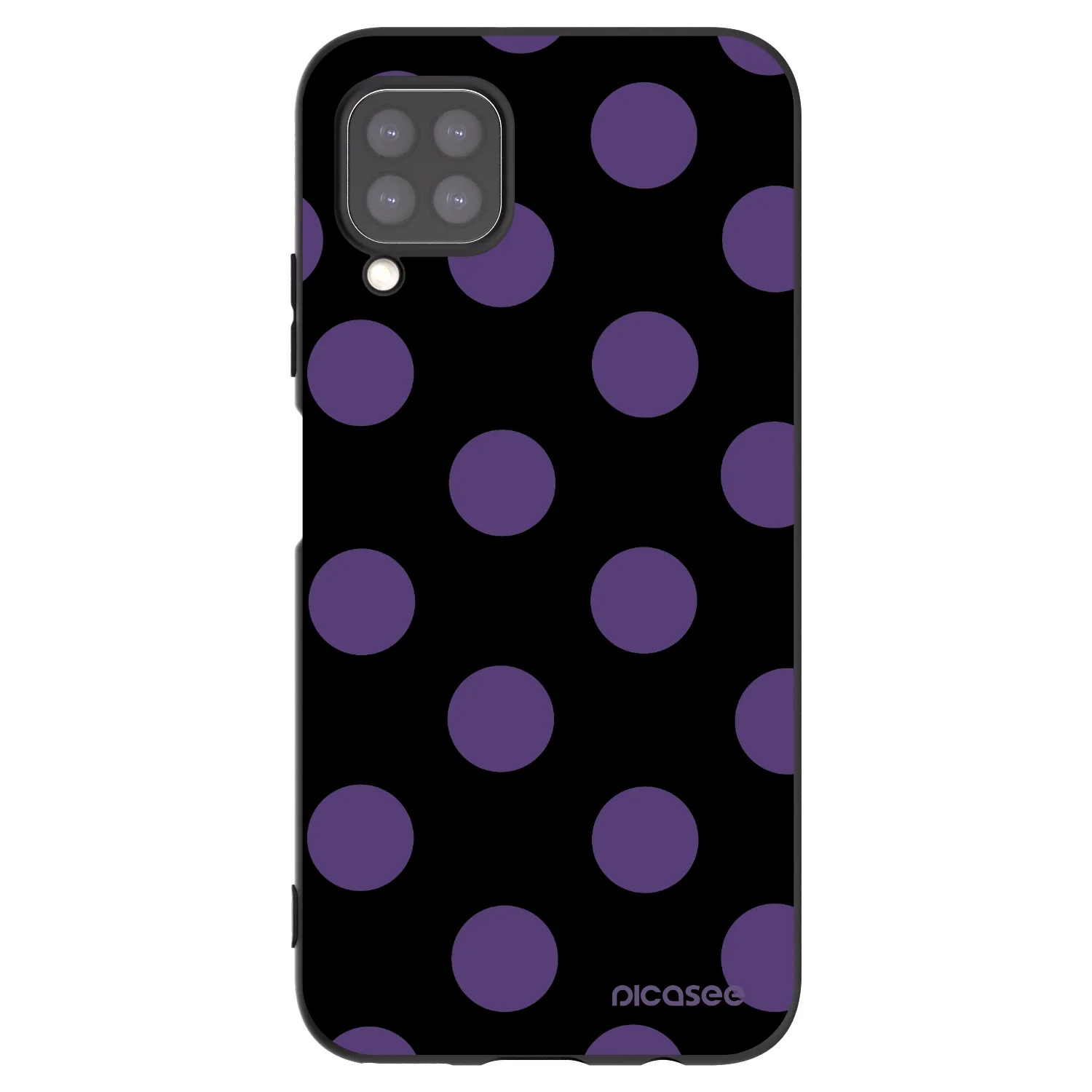 Picasee silikónový čierny obal pre Huawei P40 Lite - Big flickers