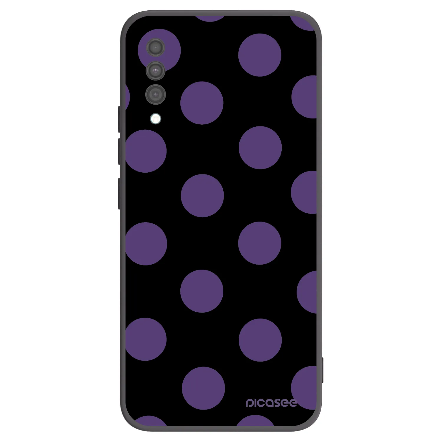 Picasee silikónový čierny obal pre Samsung Galaxy A30s A307F - Big flickers