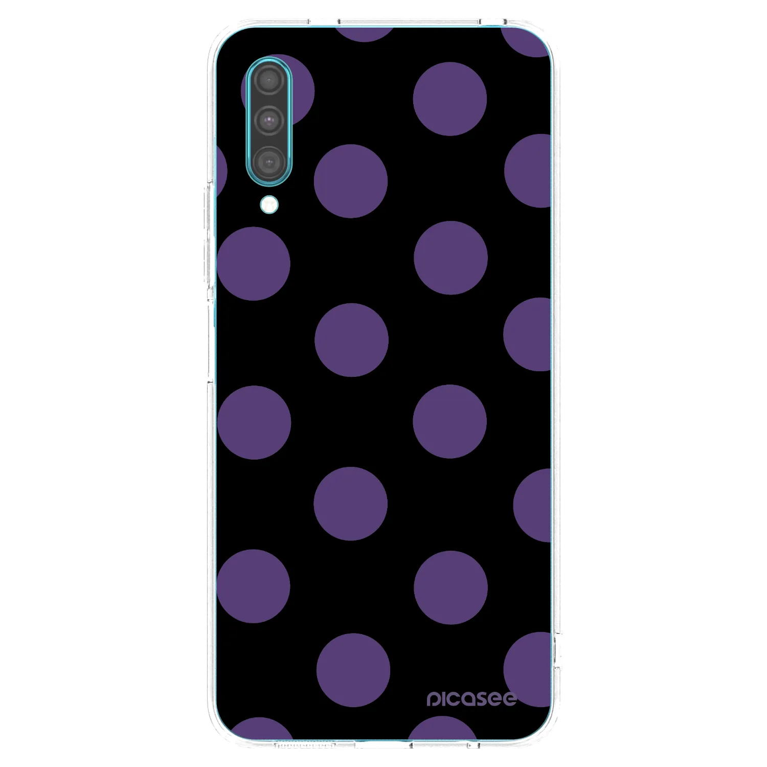 Picasee silikónový prehľadný obal pre Samsung Galaxy A30s A307F - Big flickers