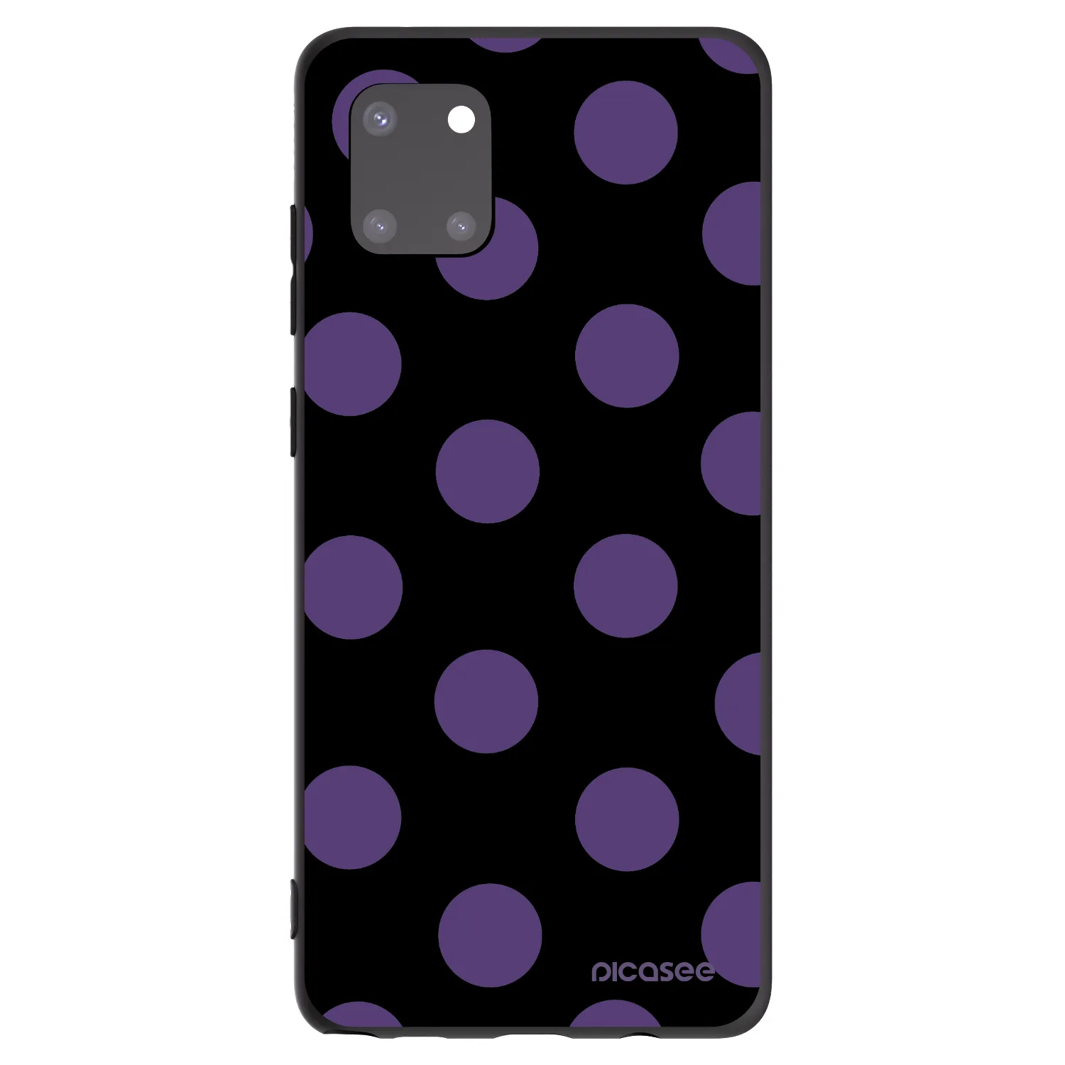 Picasee silikónový čierny obal pre Samsung Galaxy Note 10 Lite N770F - Big flickers