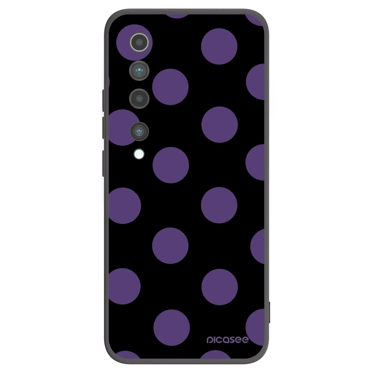 Picasee silikónový čierny obal pre Xiaomi Mi 10 - Big flickers