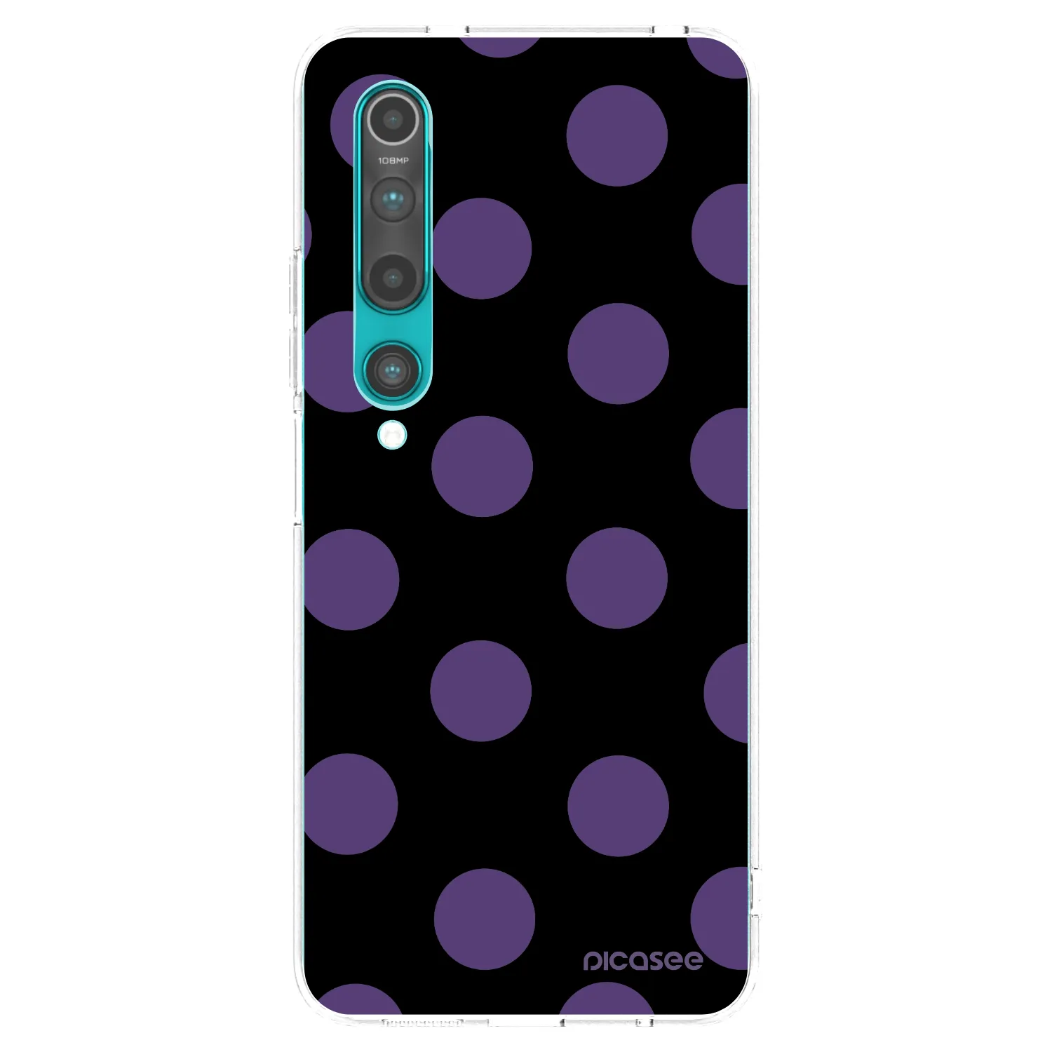 Picasee silikónový prehľadný obal pre Xiaomi Mi 10 - Big flickers