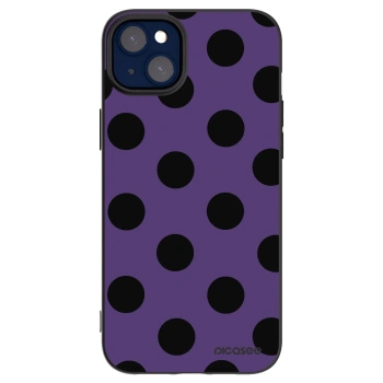 Picasee silikónový čierny obal pre Apple iPhone 14 Plus - Big flickers 2