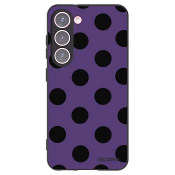 Picasee silikónový čierny obal pre Samsung Galaxy S23 5G - Big flickers 2