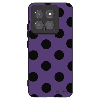 Picasee silikónový čierny obal pre Xiaomi 14 - Big flickers 2