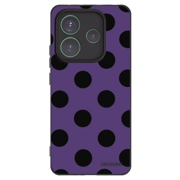 Picasee silikónový čierny obal pre Xiaomi Redmi Note 14 5G - Big flickers 2