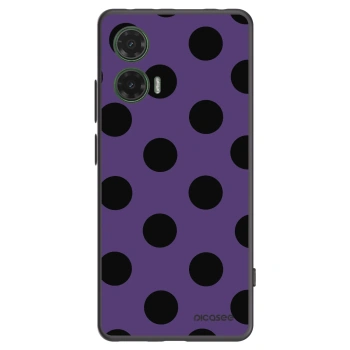 Picasee silikónový čierny obal pre Motorola Moto G35 5G - Big flickers 2