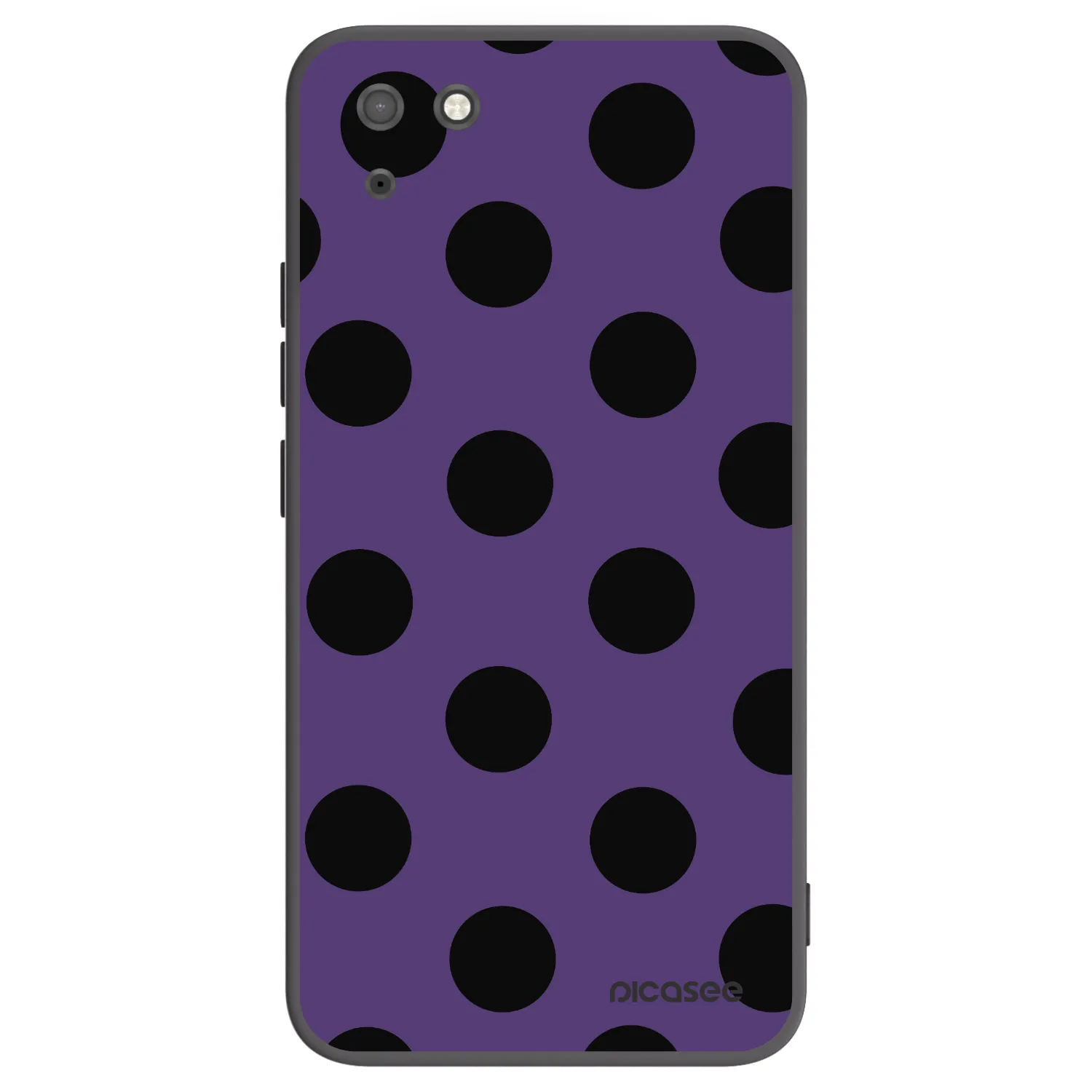 Picasee silikónový čierny obal pre Huawei Y5P - Big flickers 2
