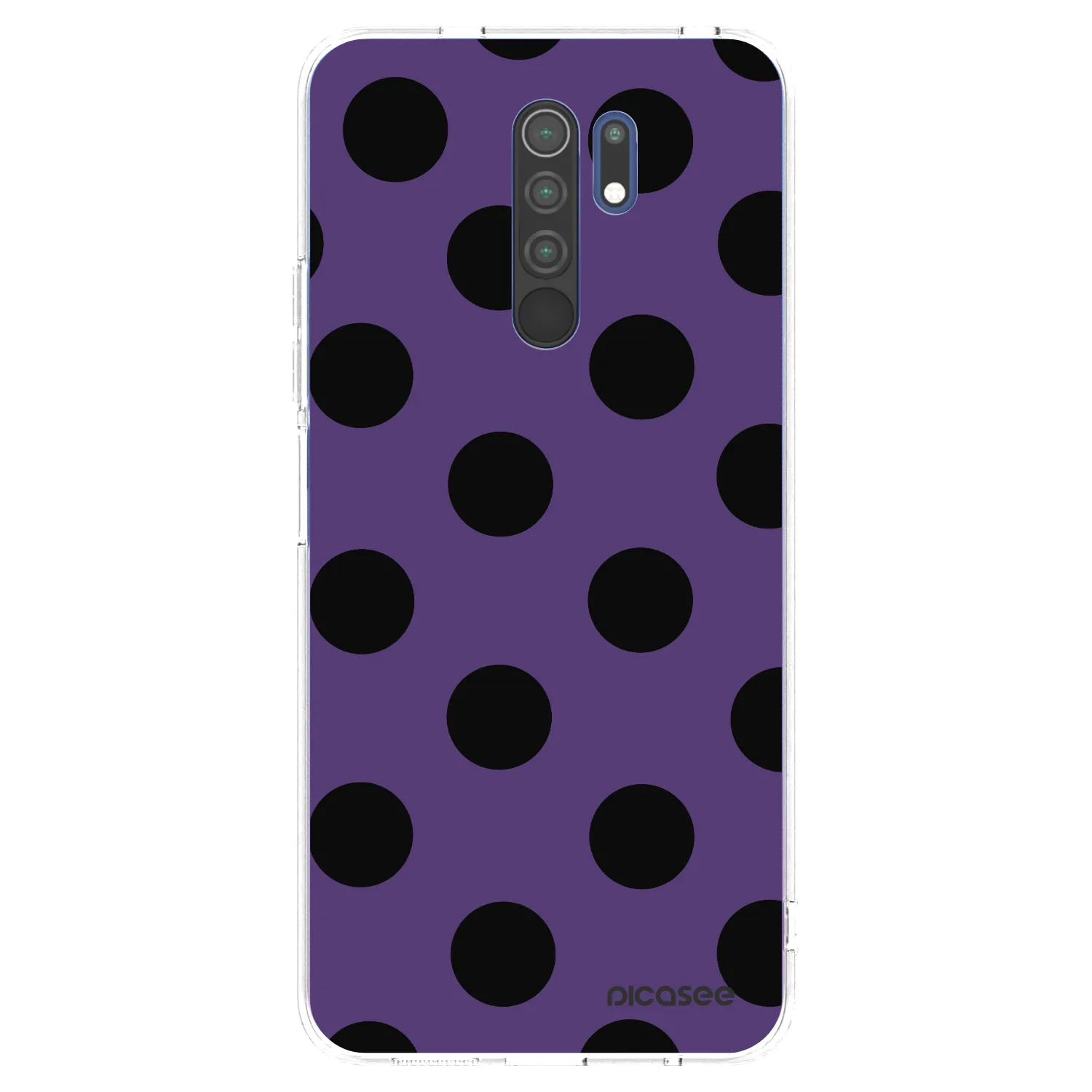 Picasee silikónový prehľadný obal pre Xiaomi Redmi 9 - Big flickers 2