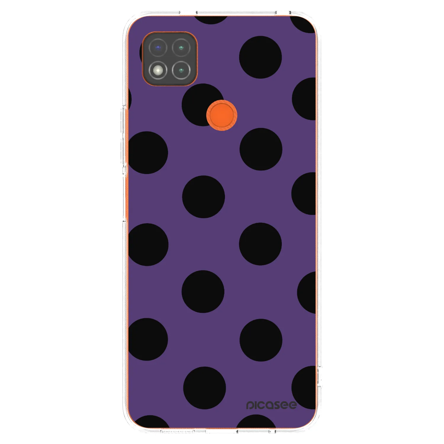 Picasee silikónový prehľadný obal pre Xiaomi Redmi 9C - Big flickers 2