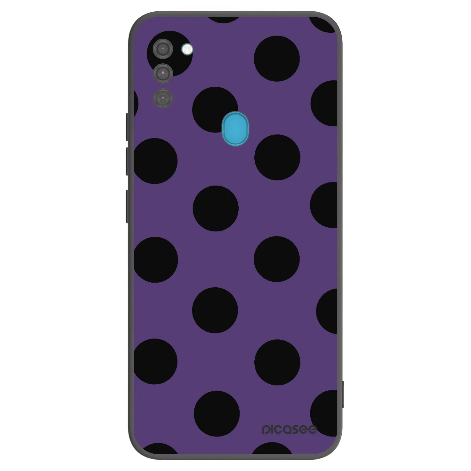 Picasee silikónový čierny obal pre Samsung Galaxy M11 - Big flickers 2