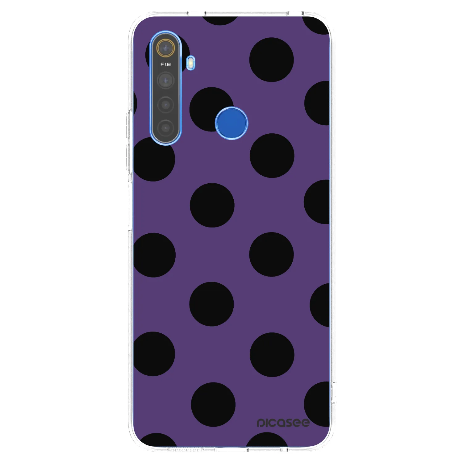 Picasee silikónový prehľadný obal pre Realme 5 - Big flickers 2