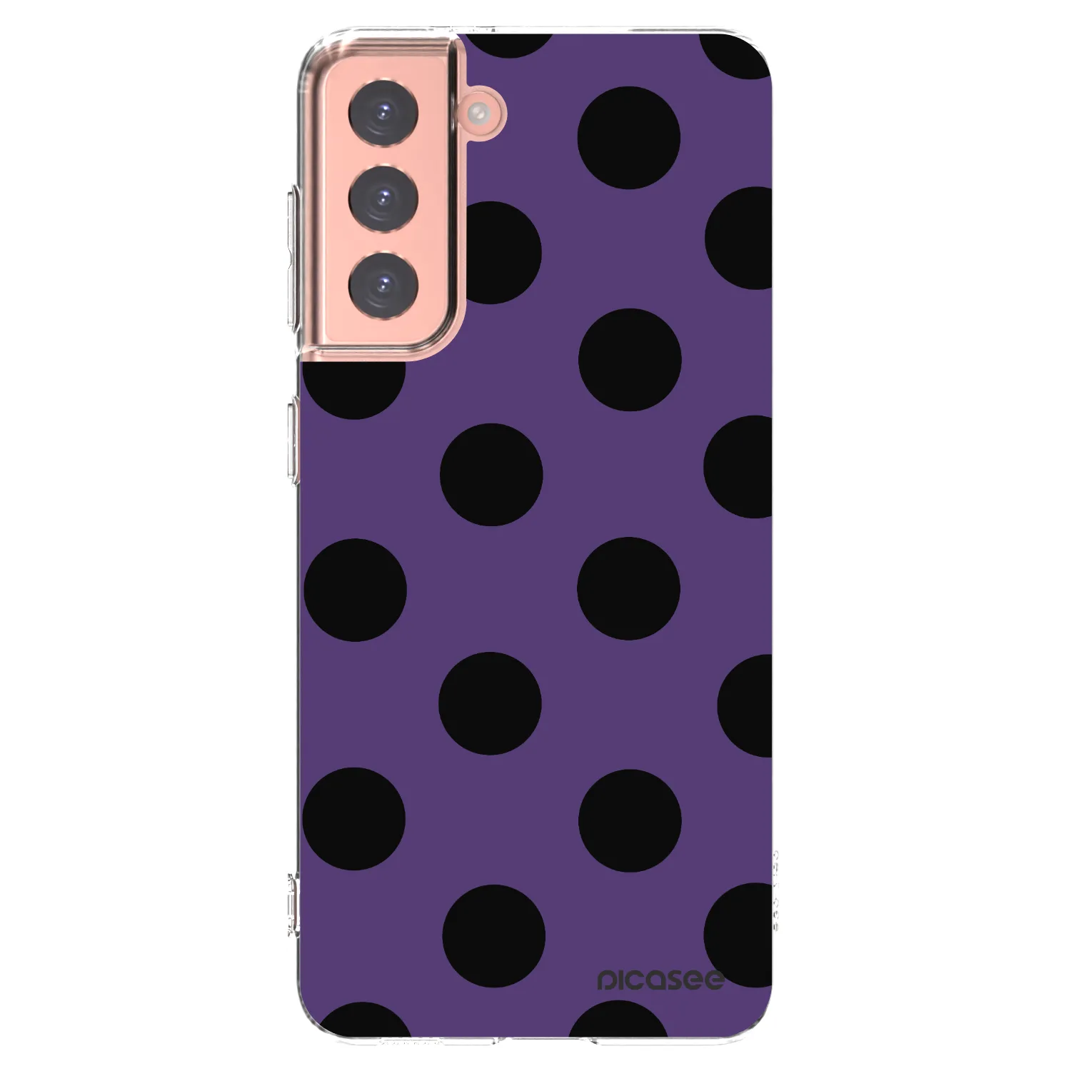 Picasee silikónový prehľadný obal pre Samsung Galaxy S21 5G G991B - Big flickers 2