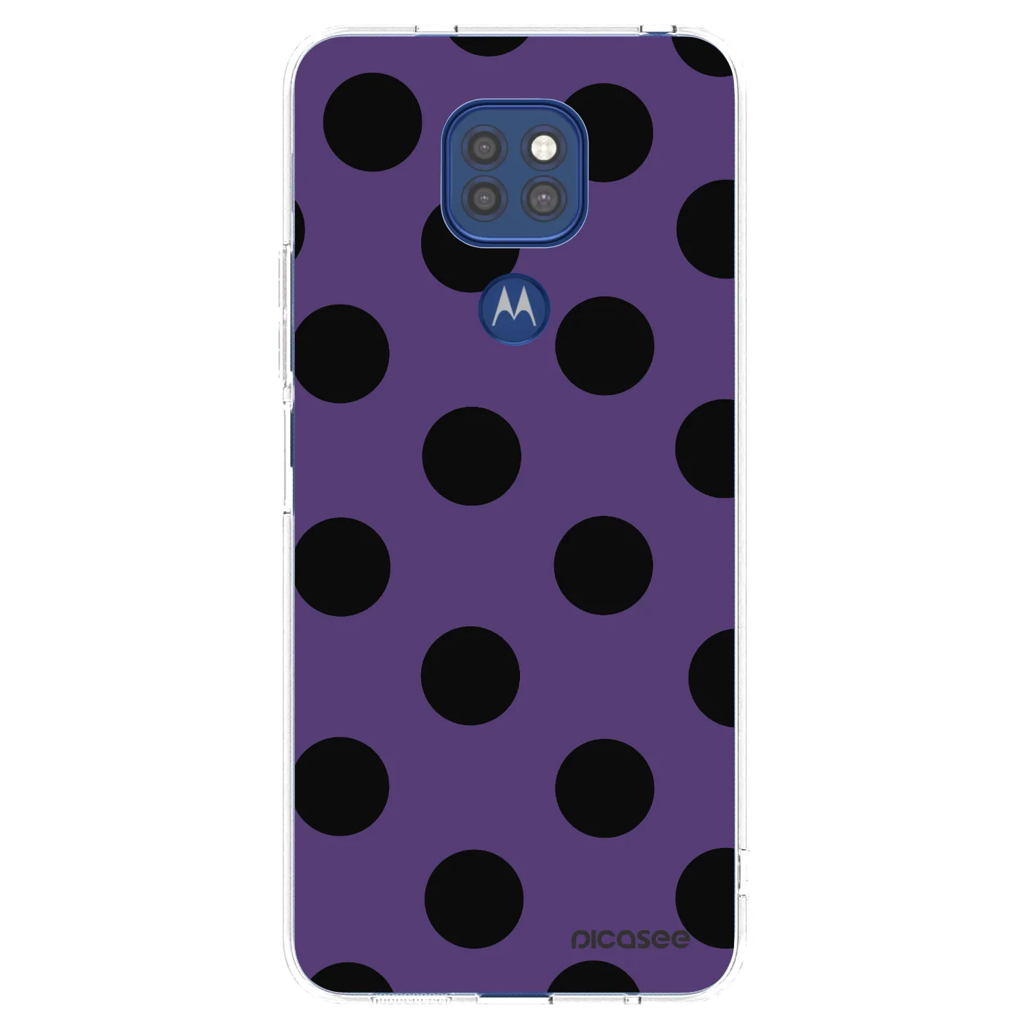 Picasee silikónový prehľadný obal pre Motorola Moto G9 Play - Big flickers 2