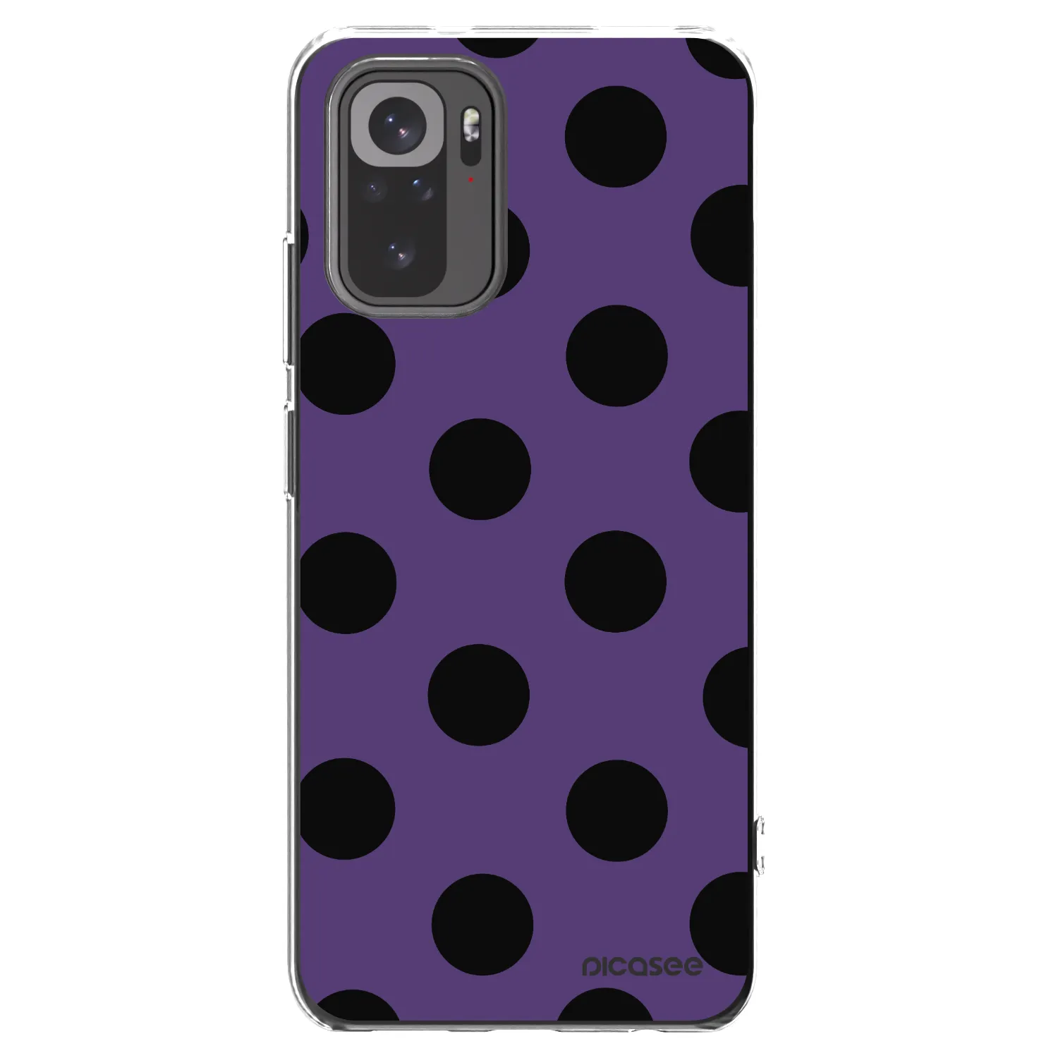 Picasee silikónový prehľadný obal pre Xiaomi Redmi Note 10 - Big flickers 2