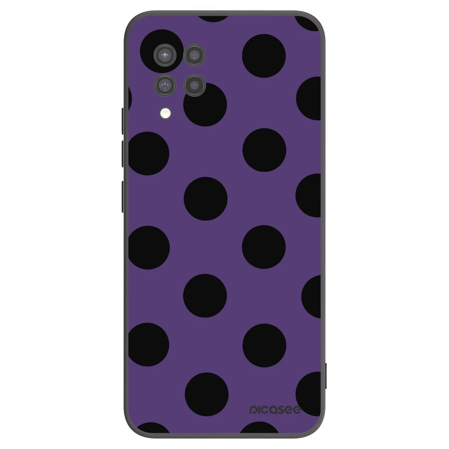 Picasee silikónový čierny obal pre Samsung Galaxy A42 A426B - Big flickers 2