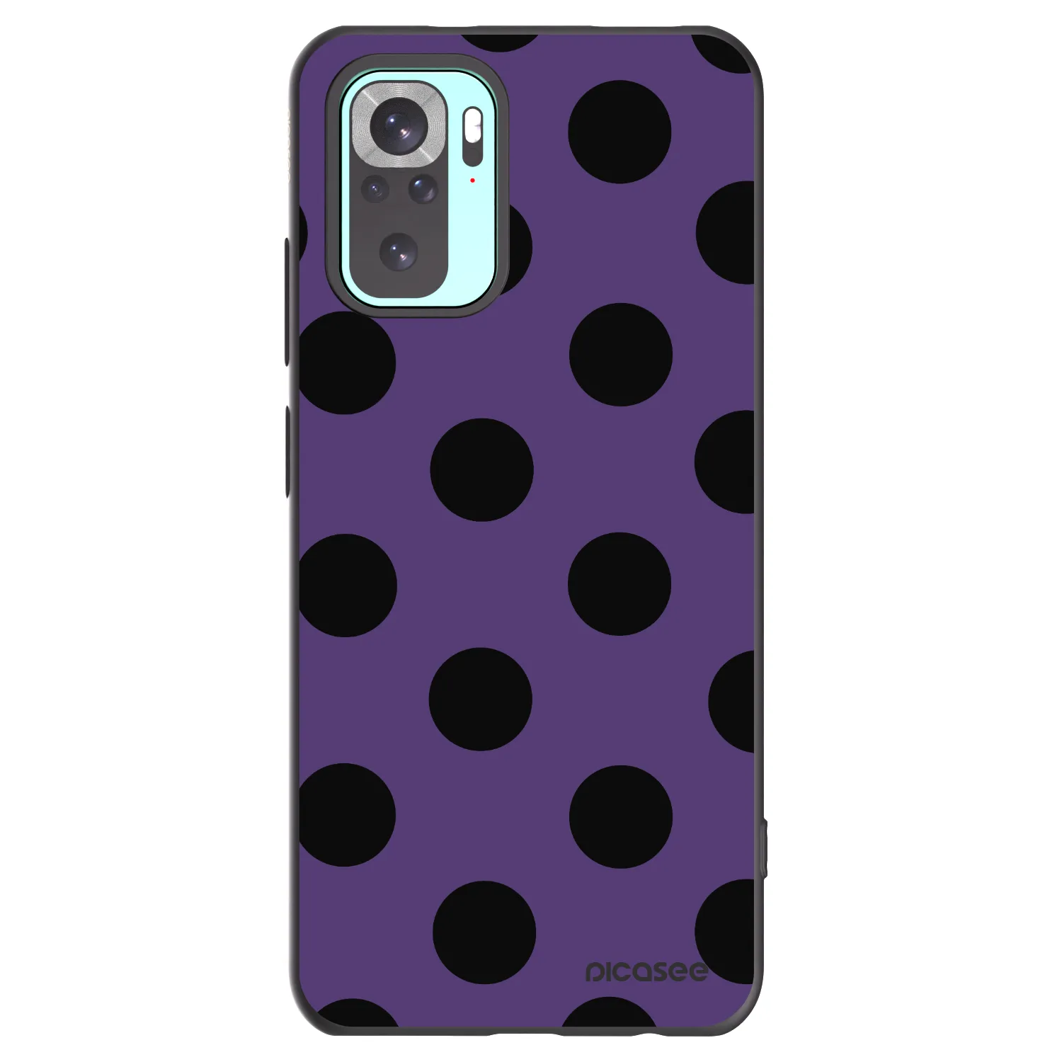 Picasee silikónový čierny obal pre Xiaomi Redmi Note 10 Pro - Big flickers 2