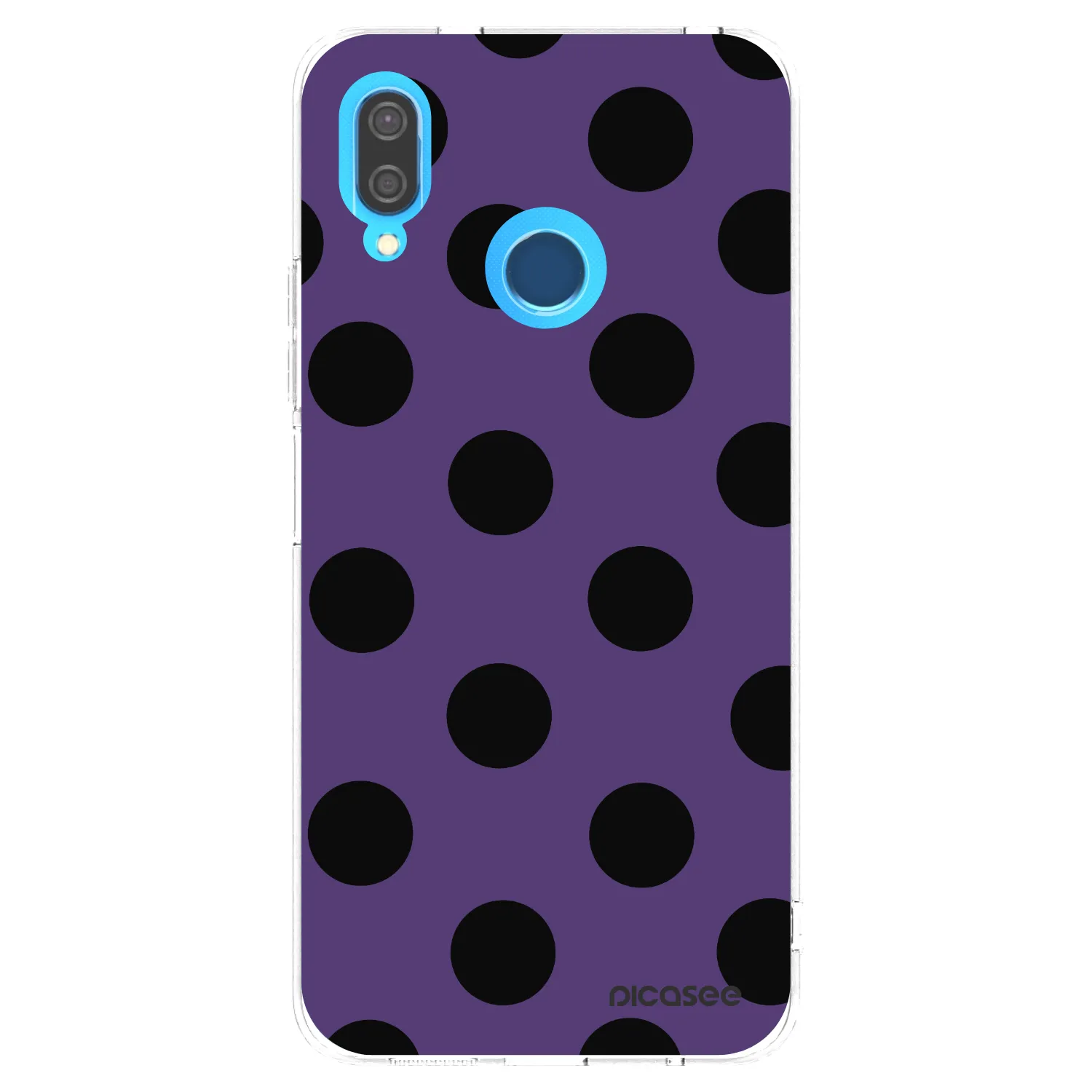 Picasee silikónový prehľadný obal pre Huawei P20 Lite - Big flickers 2