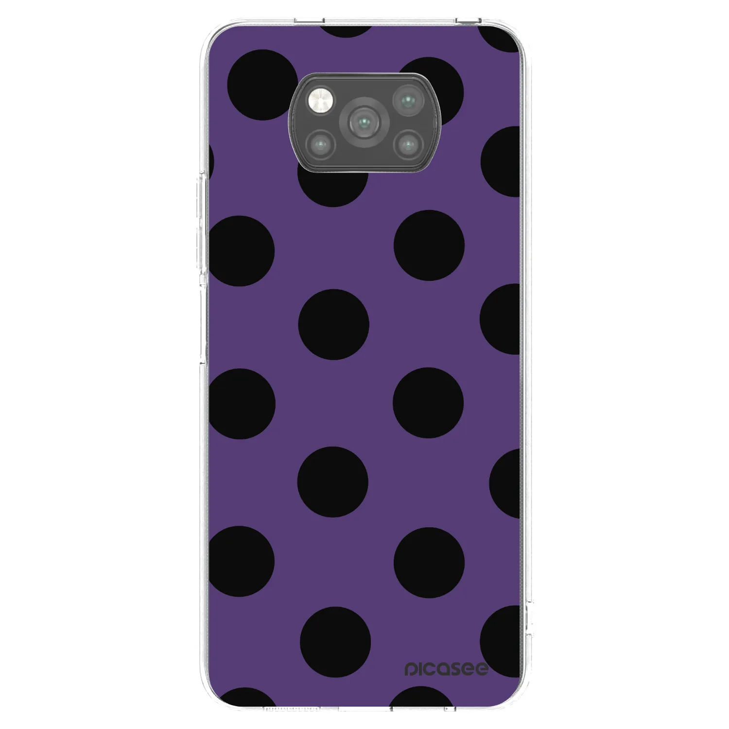 Picasee silikónový čierny obal pre Xiaomi Poco X3 Pro - Big flickers 2