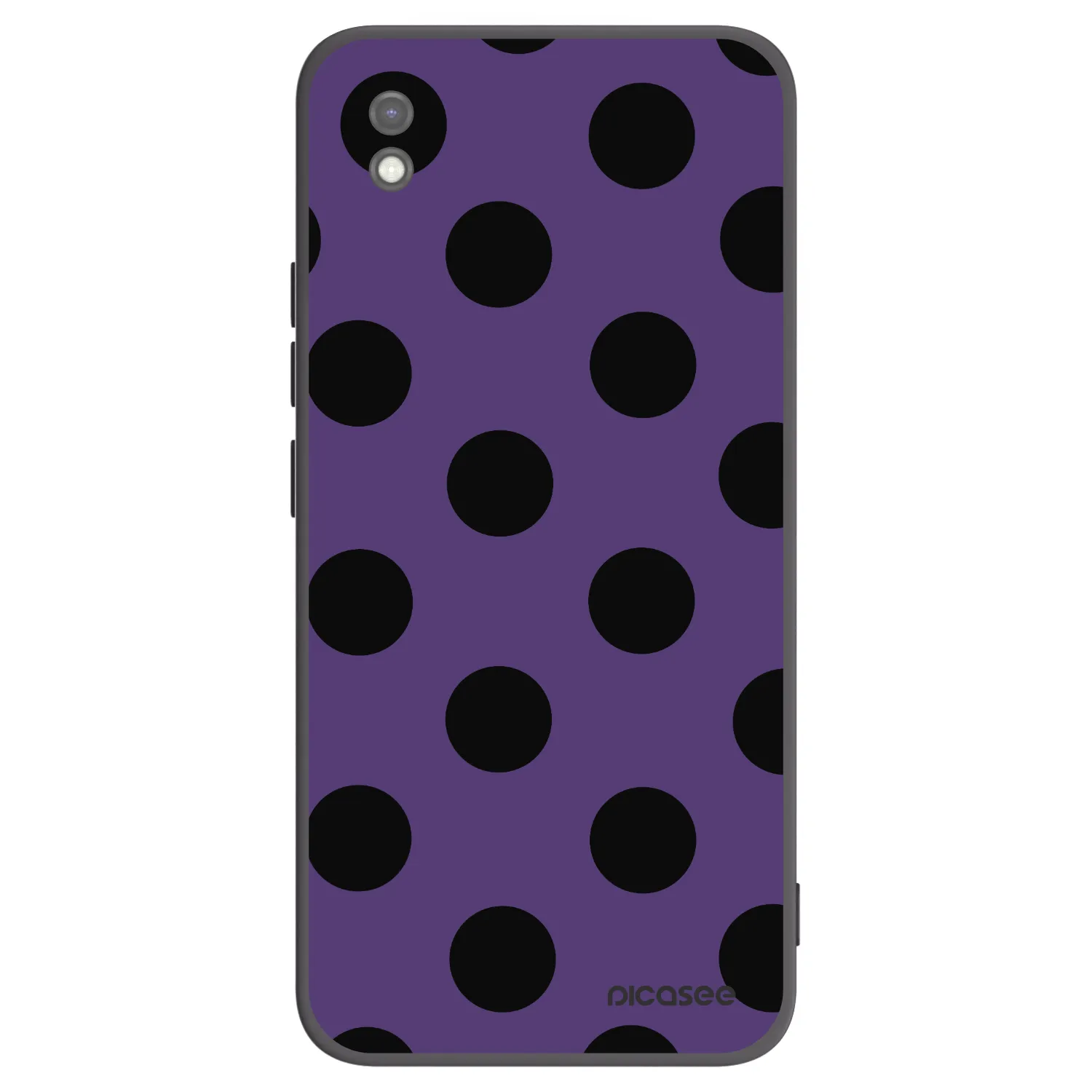 Picasee silikónový čierny obal pre Xiaomi Redmi 9AT - Big flickers 2