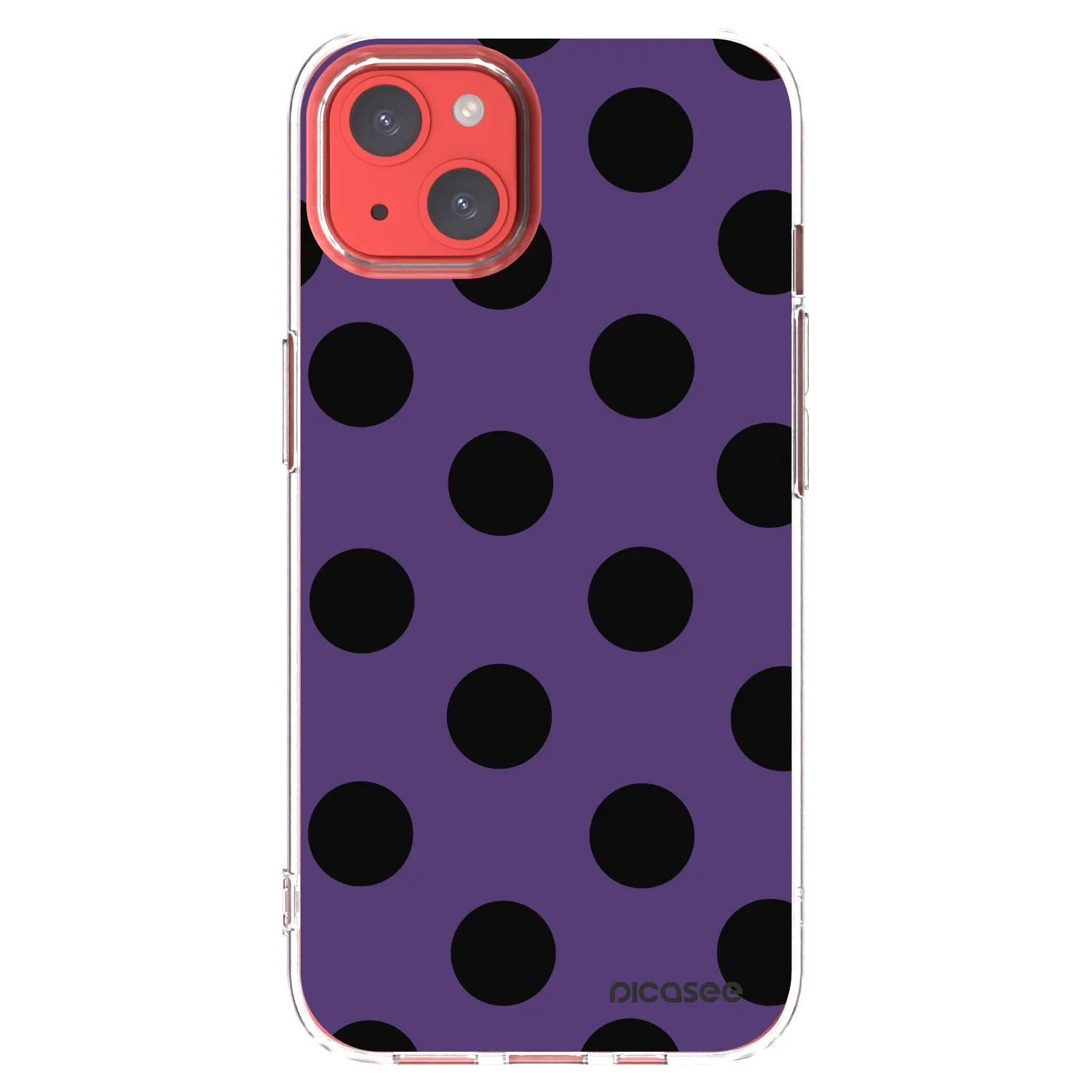 Picasee silikónový prehľadný obal pre Apple iPhone 13 - Big flickers 2