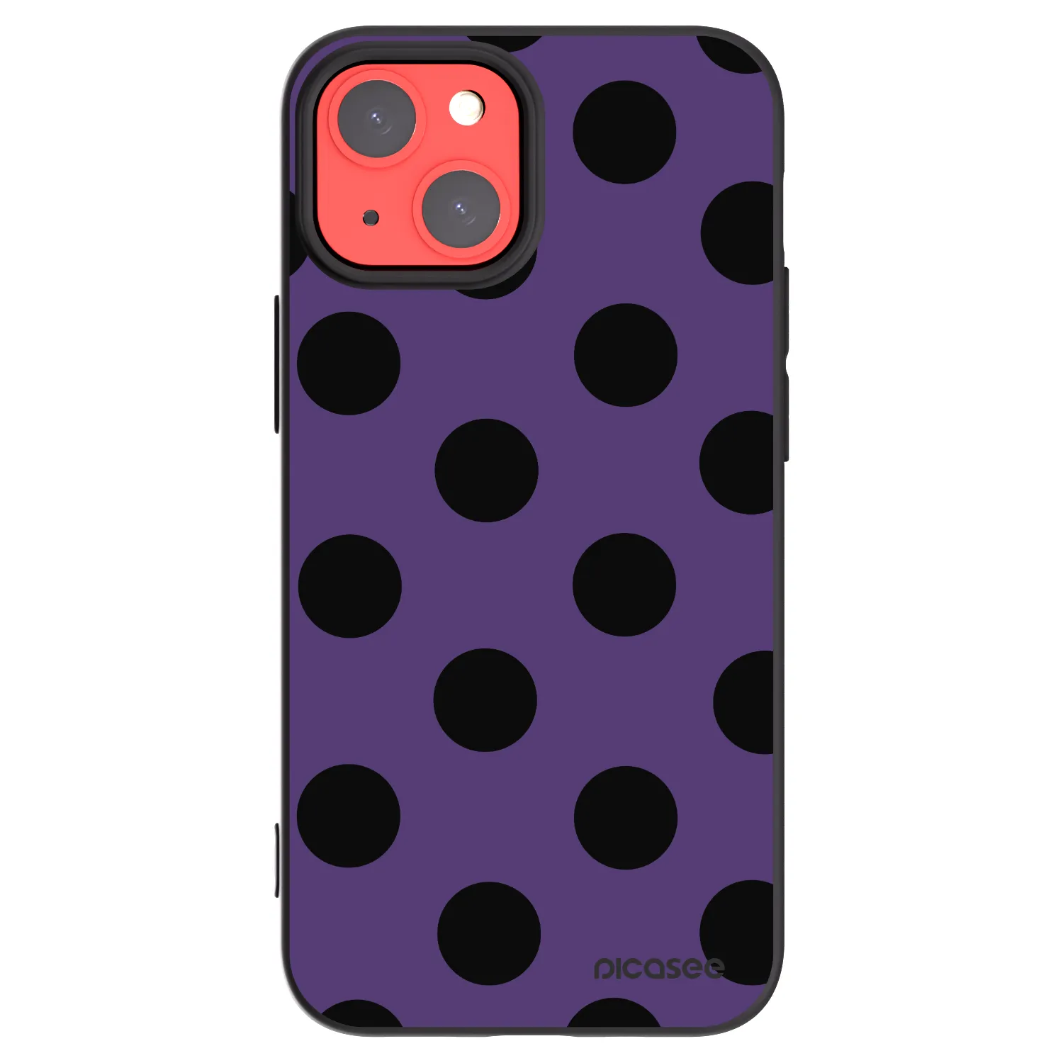 Picasee silikónový čierny obal pre Apple iPhone 13 mini - Big flickers 2