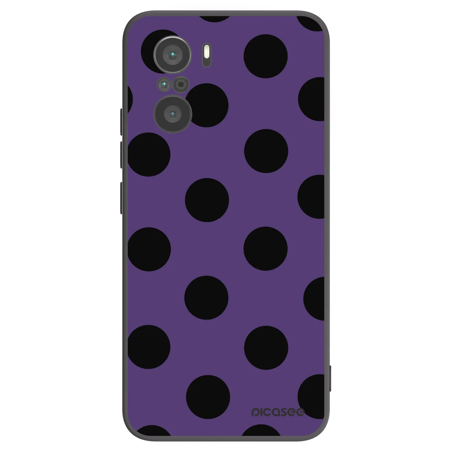 Picasee silikónový čierny obal pre Xiaomi Poco F3 - Big flickers 2