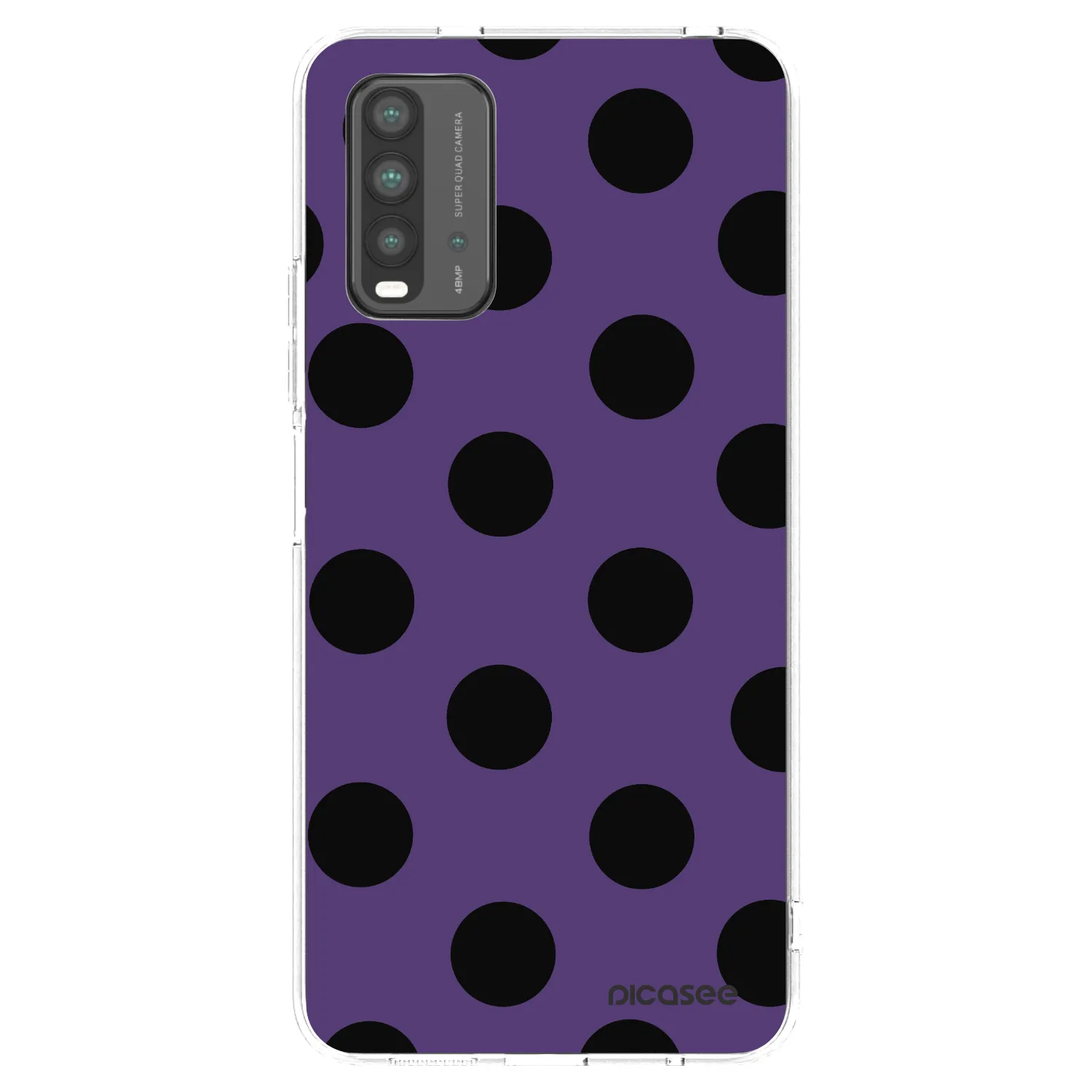 Picasee silikónový prehľadný obal pre Xiaomi Redmi 9T - Big flickers 2