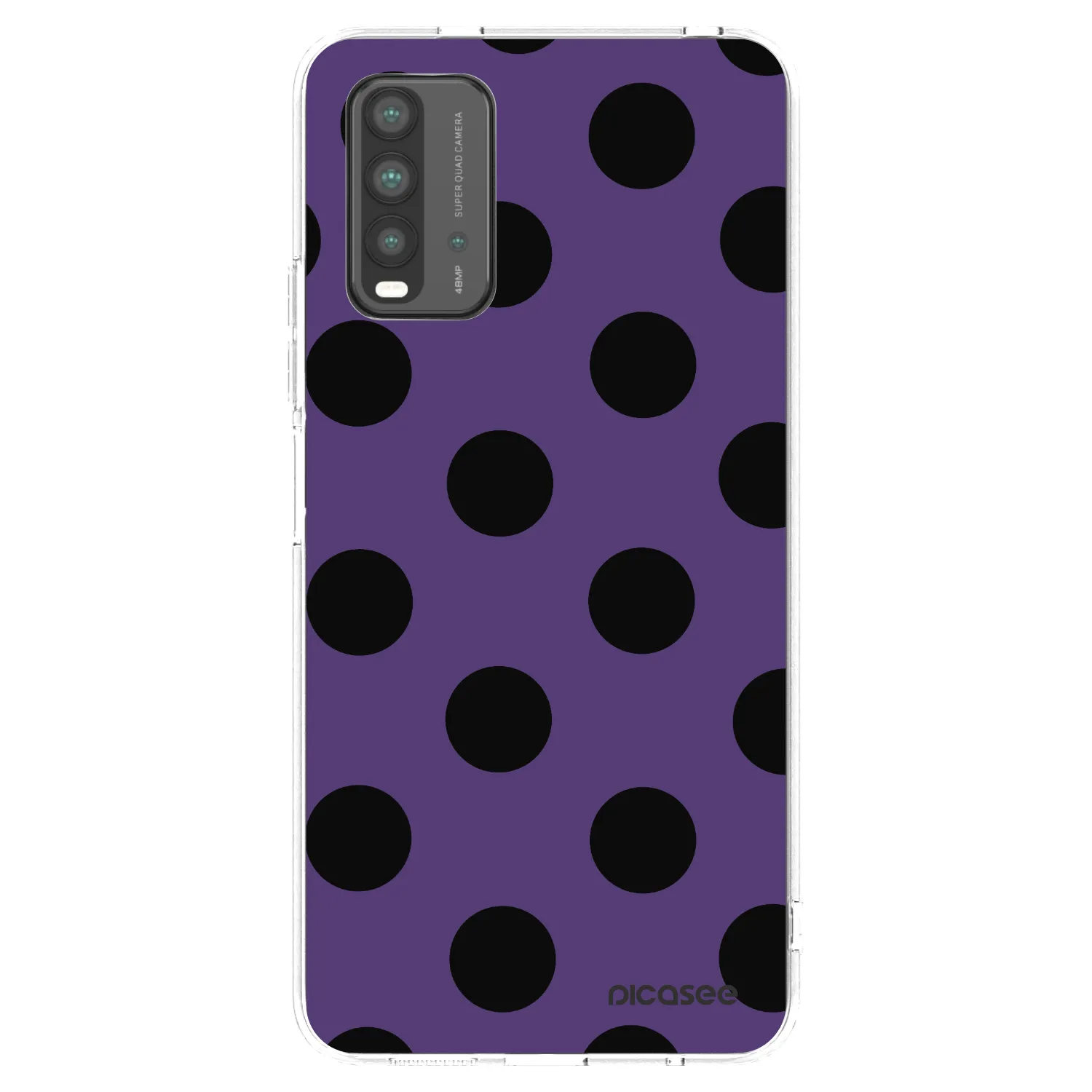 Picasee silikónový čierny obal pre Xiaomi Redmi 9T - Big flickers 2