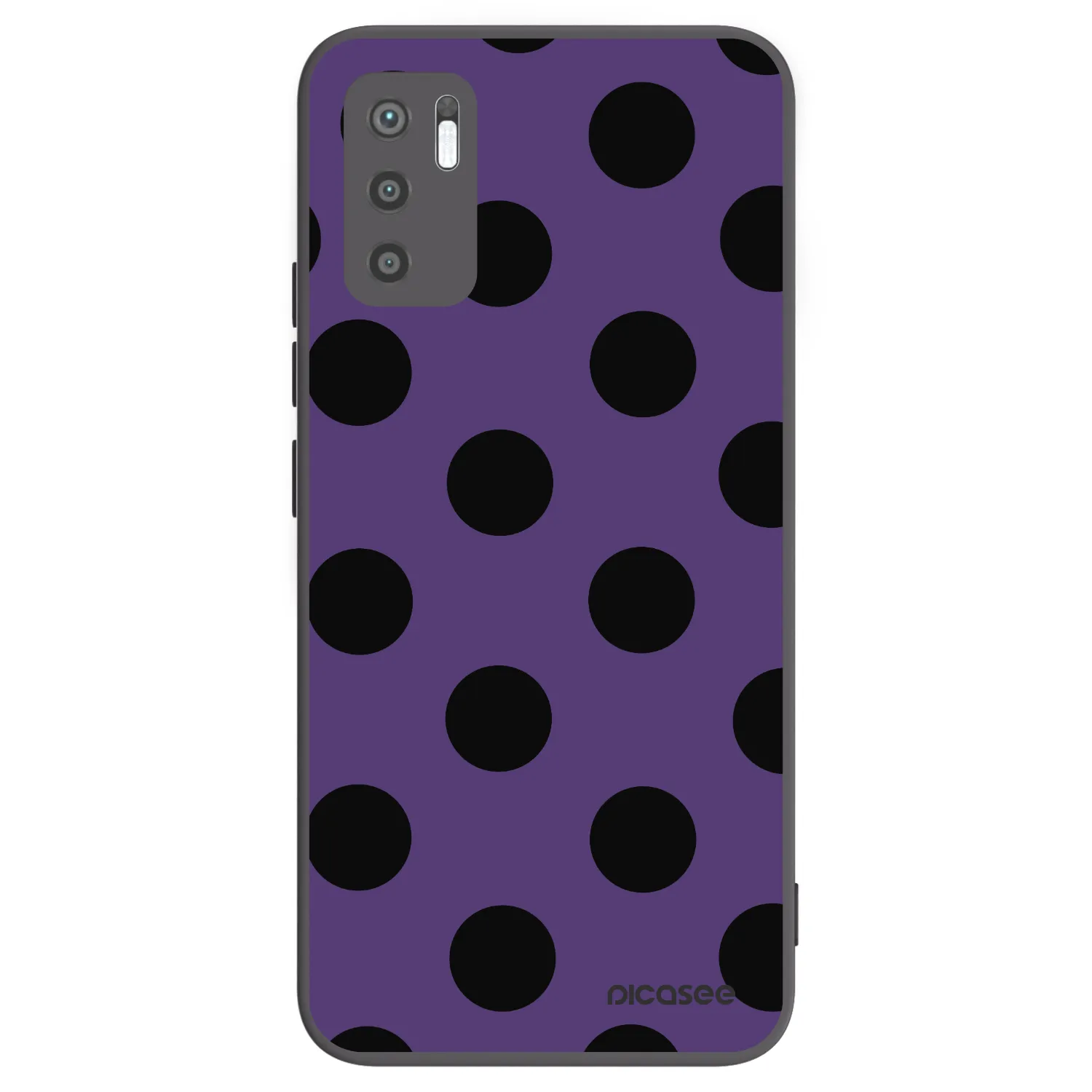Picasee silikónový čierny obal pre Xiaomi Redmi Note 10 5G - Big flickers 2