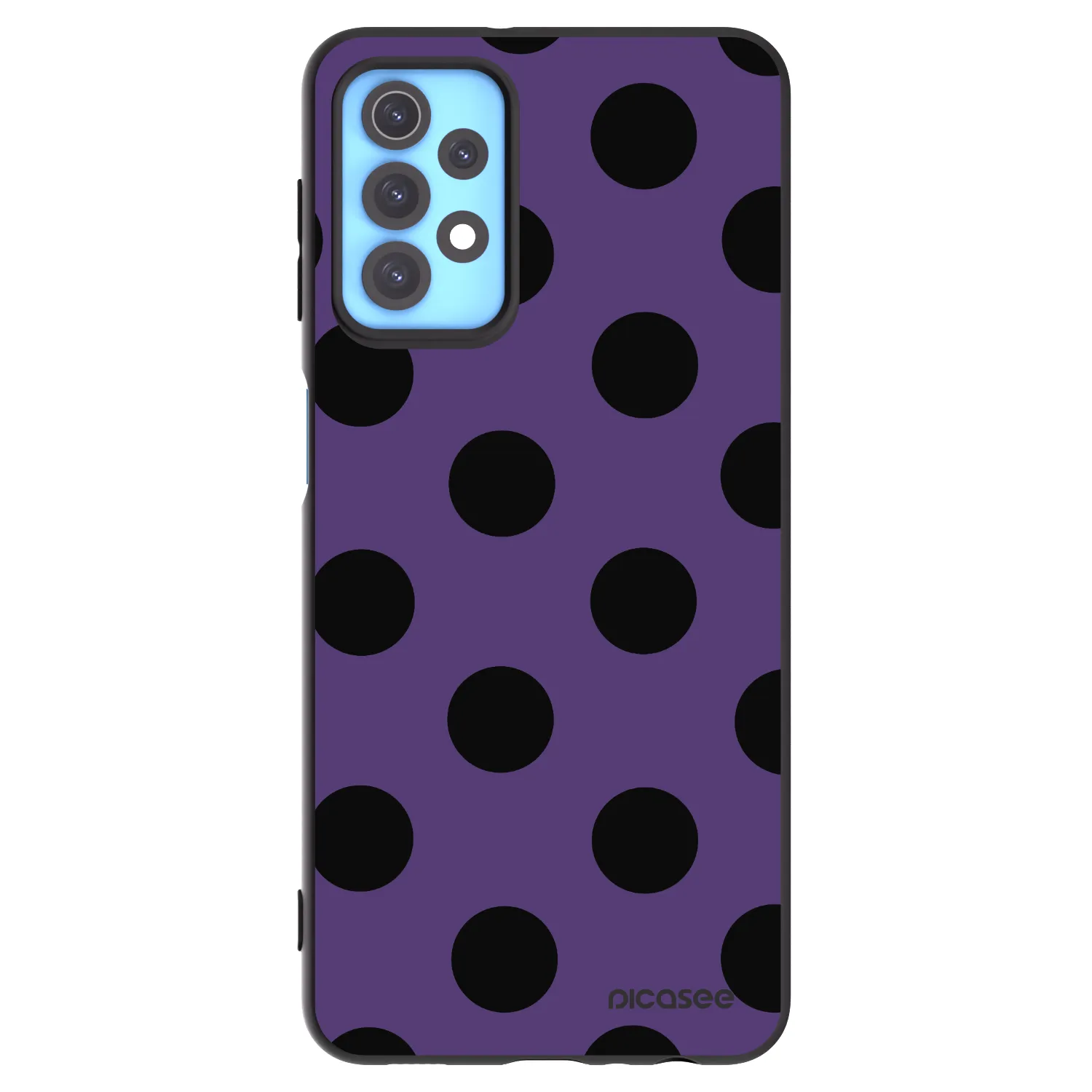 Picasee silikónový čierny obal pre Samsung Galaxy A32 4G SM-A325F - Big flickers 2