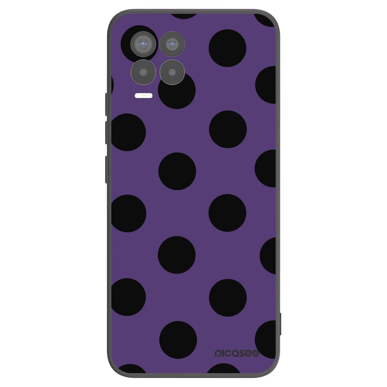 Picasee silikónový čierny obal pre Realme 8 Pro - Big flickers 2