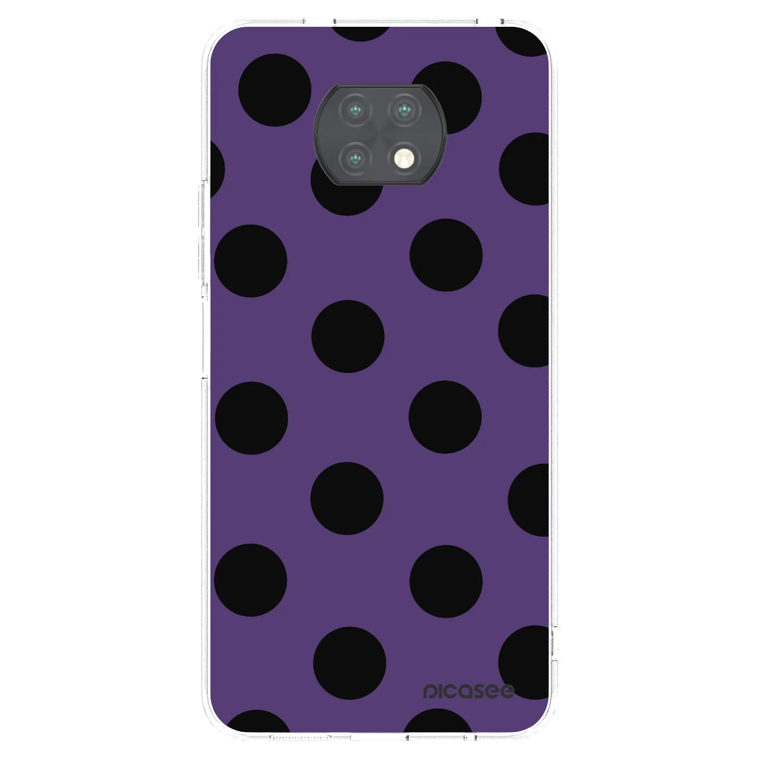 Picasee silikónový prehľadný obal pre Xiaomi Redmi Note 9T - Big flickers 2
