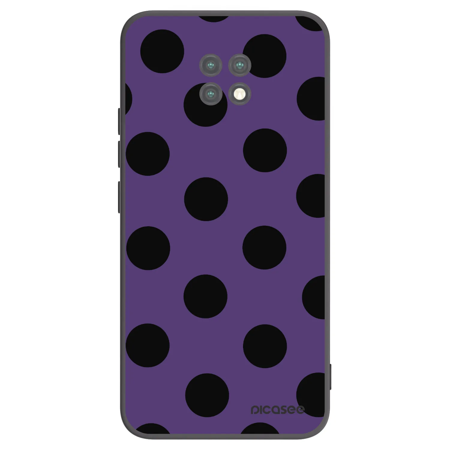 Picasee silikónový čierny obal pre Xiaomi Redmi Note 9T - Big flickers 2