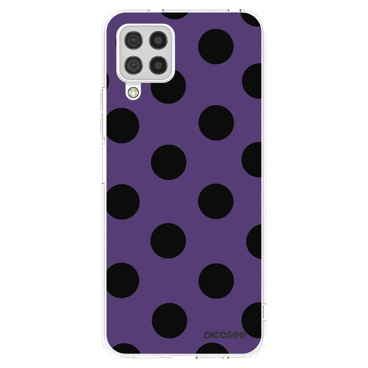 Picasee silikónový prehľadný obal pre Samsung Galaxy A22 A225F 4G - Big flickers 2