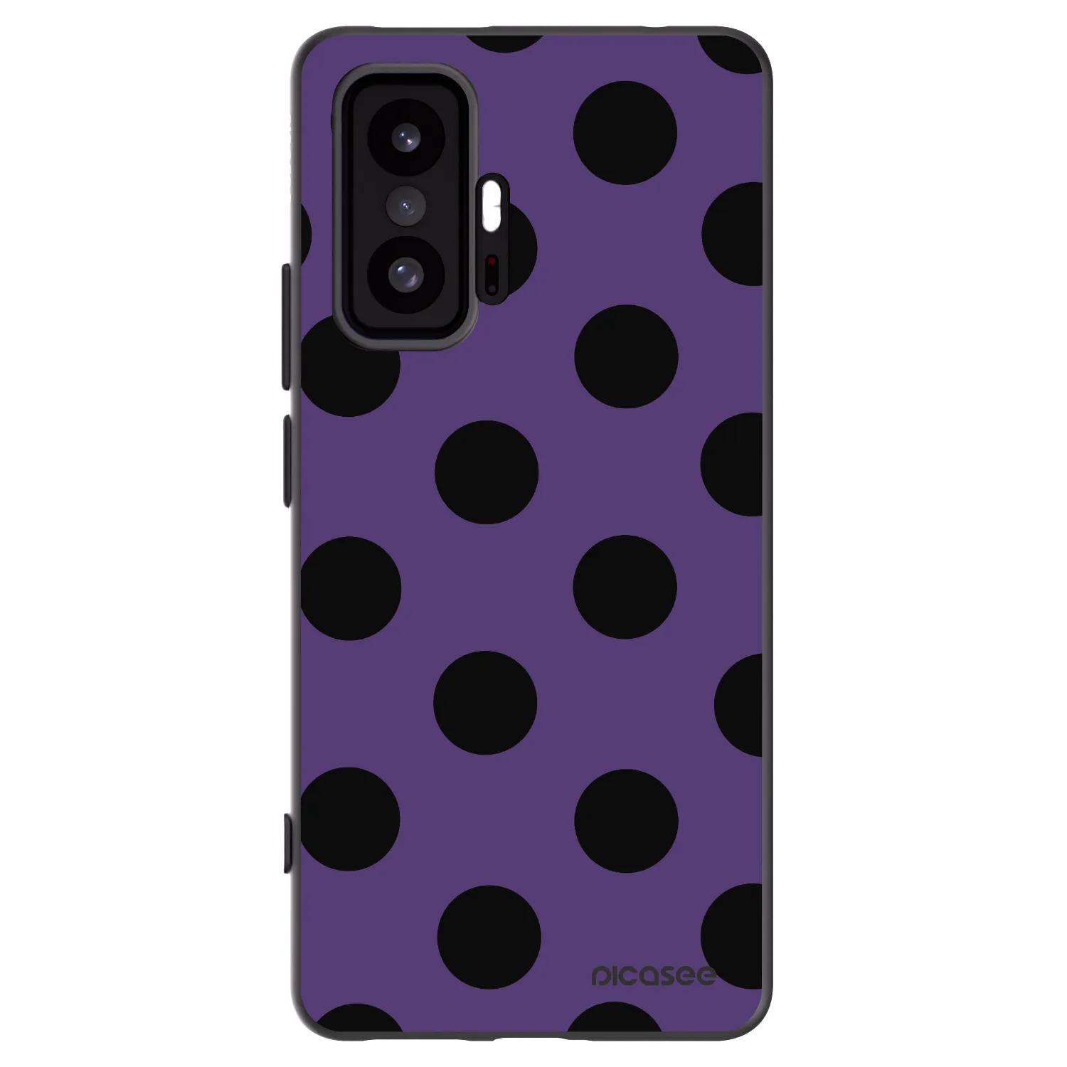 Picasee silikónový čierny obal pre Xiaomi 11T - Big flickers 2
