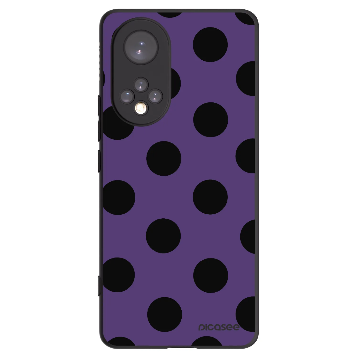 Picasee silikónový čierny obal pre Huawei Nova 9 - Big flickers 2