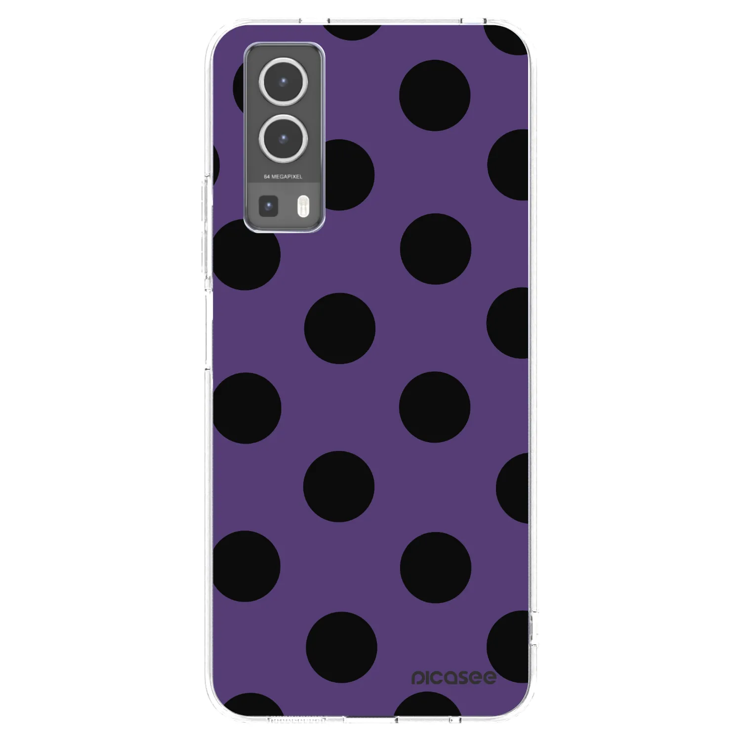 Picasee silikónový prehľadný obal pre Vivo Y72 5G - Big flickers 2