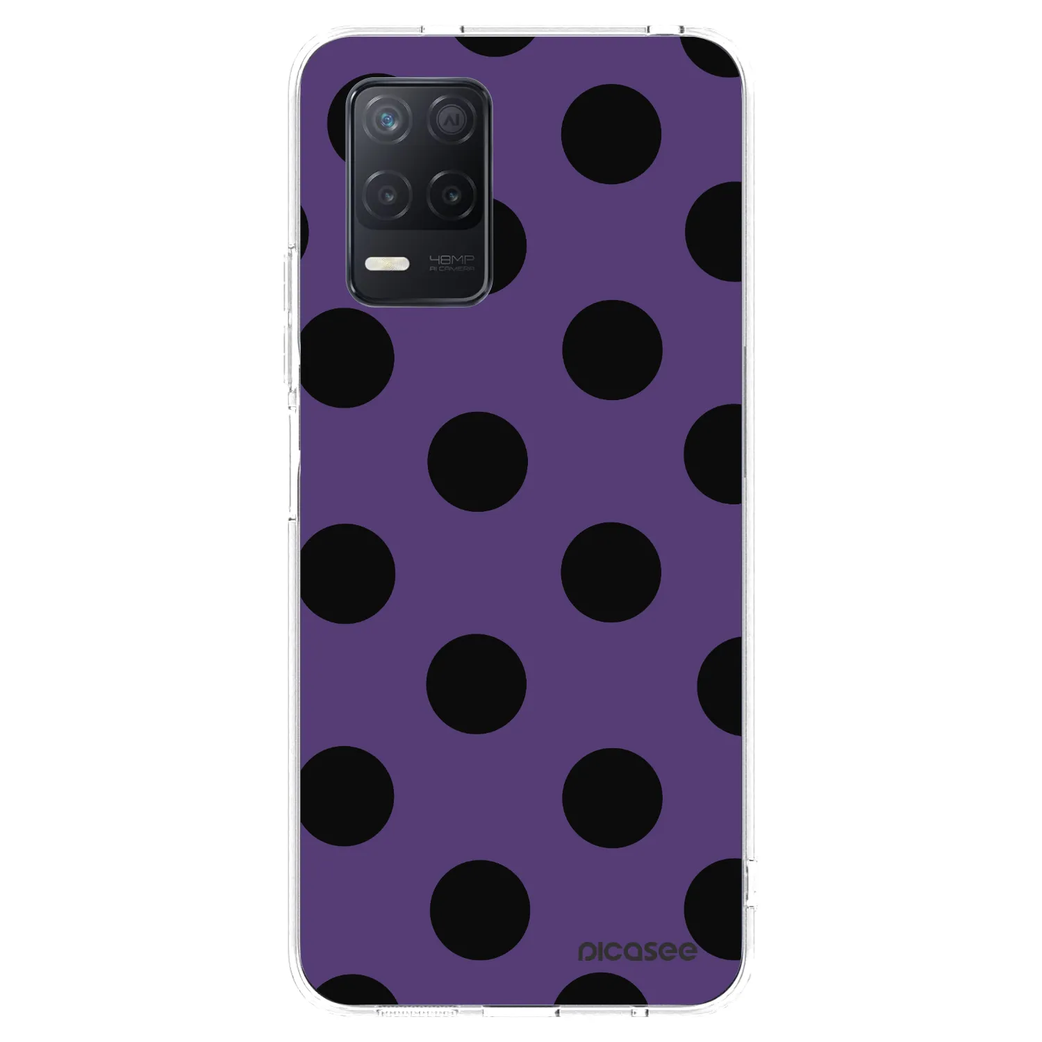 Picasee silikónový prehľadný obal pre Realme 8 5G - Big flickers 2