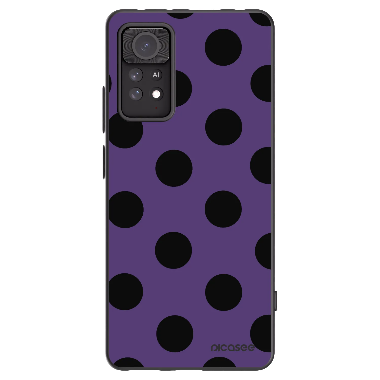 Picasee silikónový čierny obal pre Xiaomi Redmi Note 11 Pro - Big flickers 2