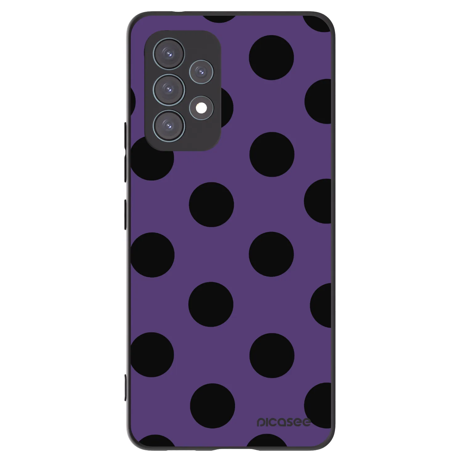 Picasee silikónový čierny obal pre Samsung Galaxy A53 5G A536 - Big flickers 2