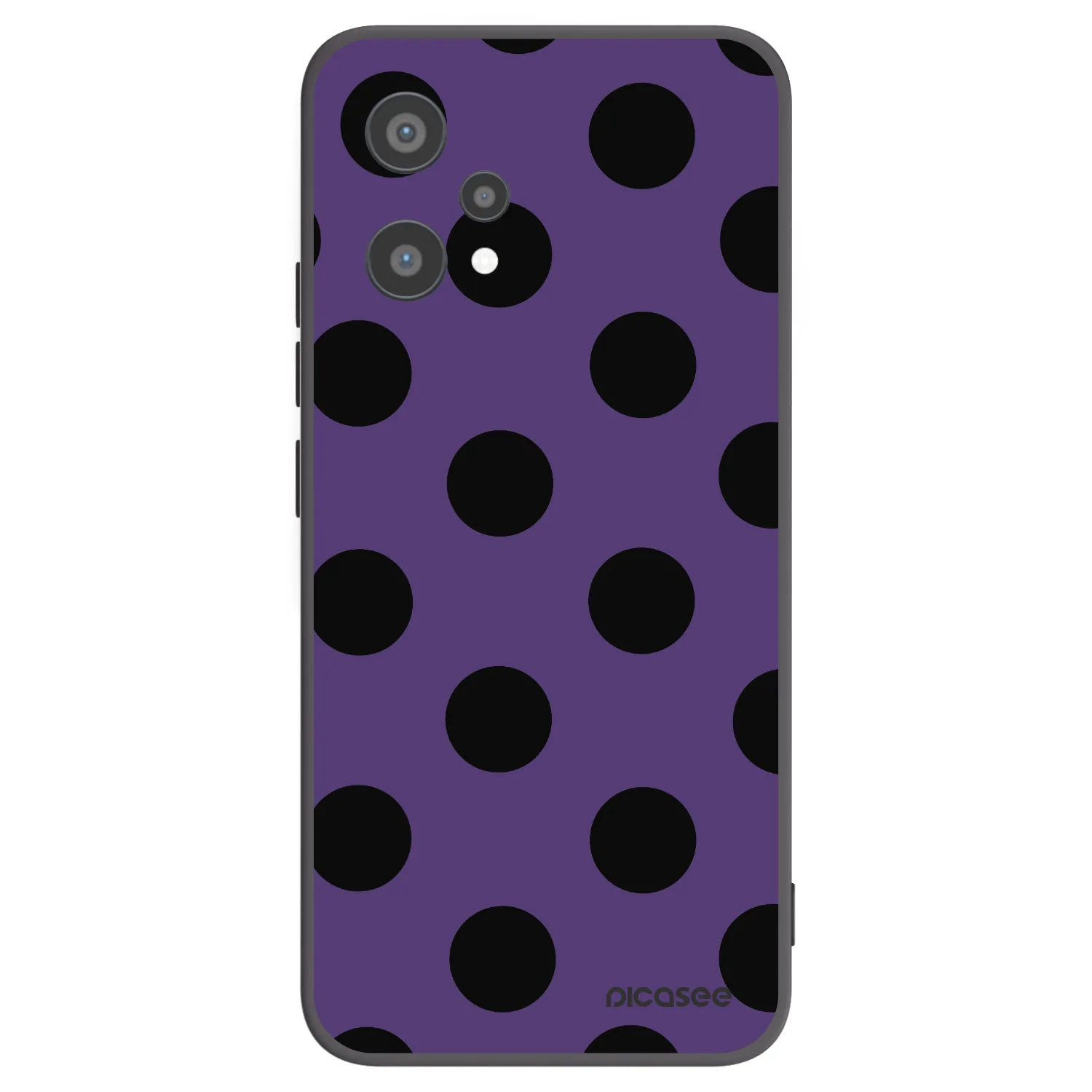 Picasee silikónový čierny obal pre Realme 9 Pro 5G - Big flickers 2