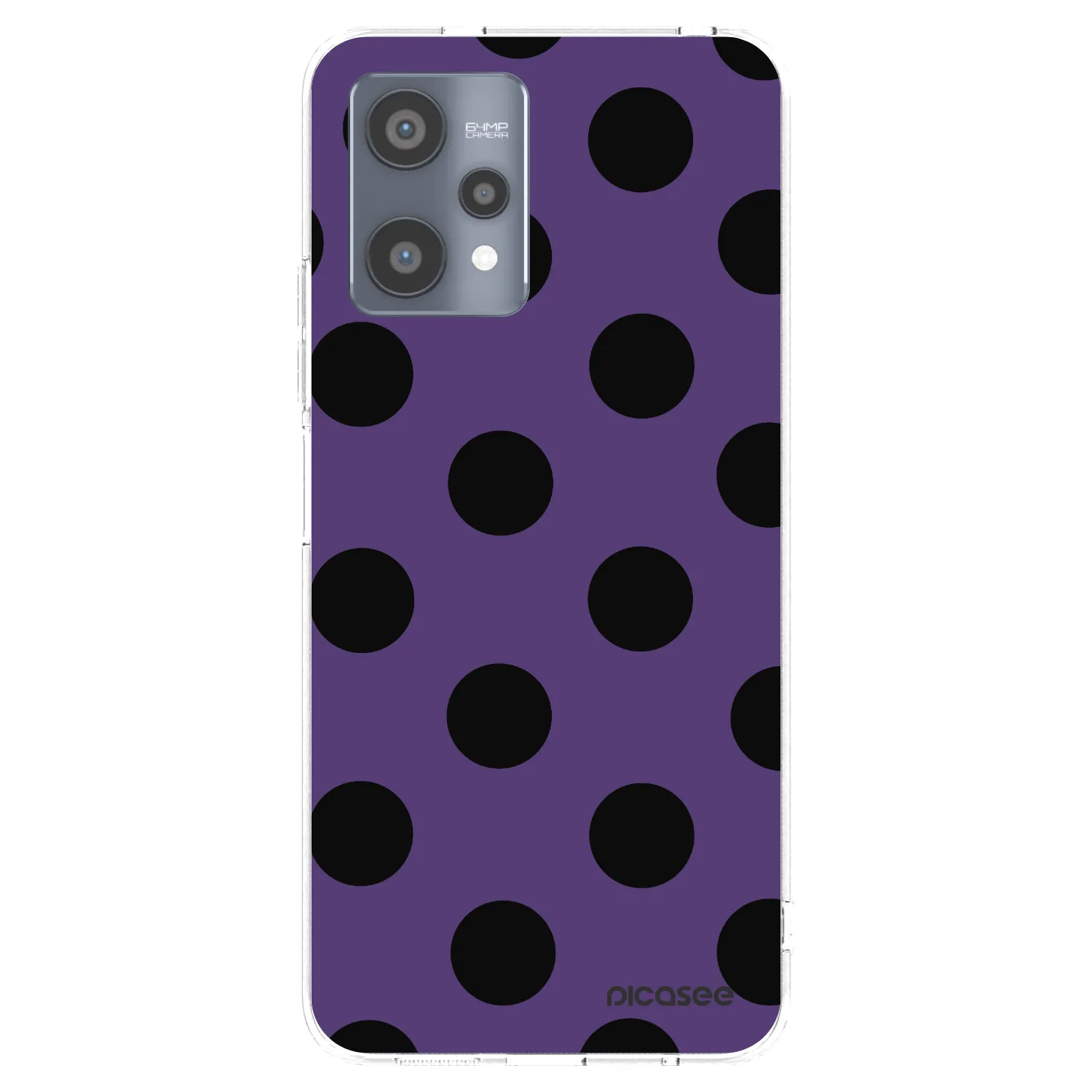 Picasee silikónový prehľadný obal pre Realme 9 Pro 5G - Big flickers 2