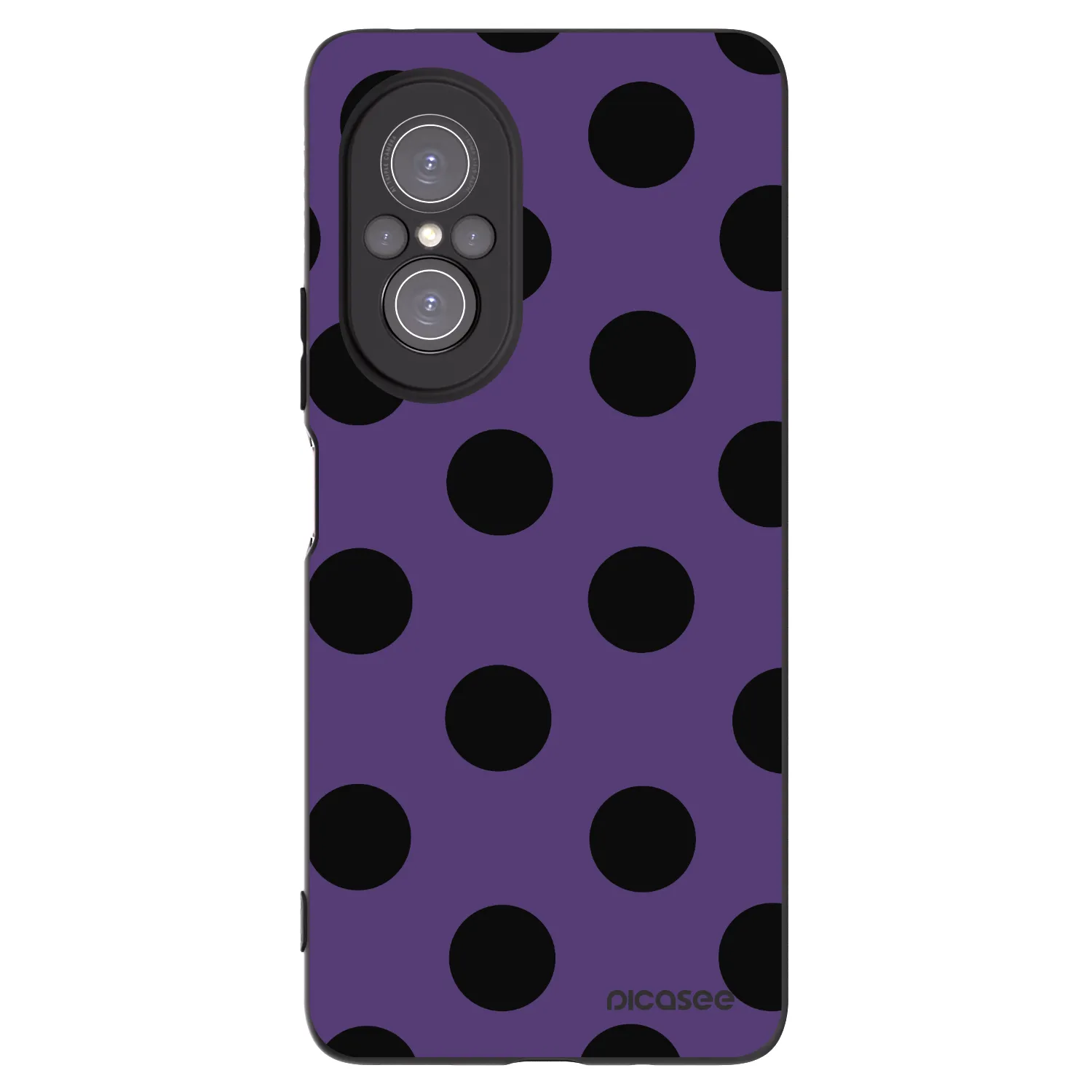 Picasee silikónový čierny obal pre Huawei Nova 9 SE - Big flickers 2