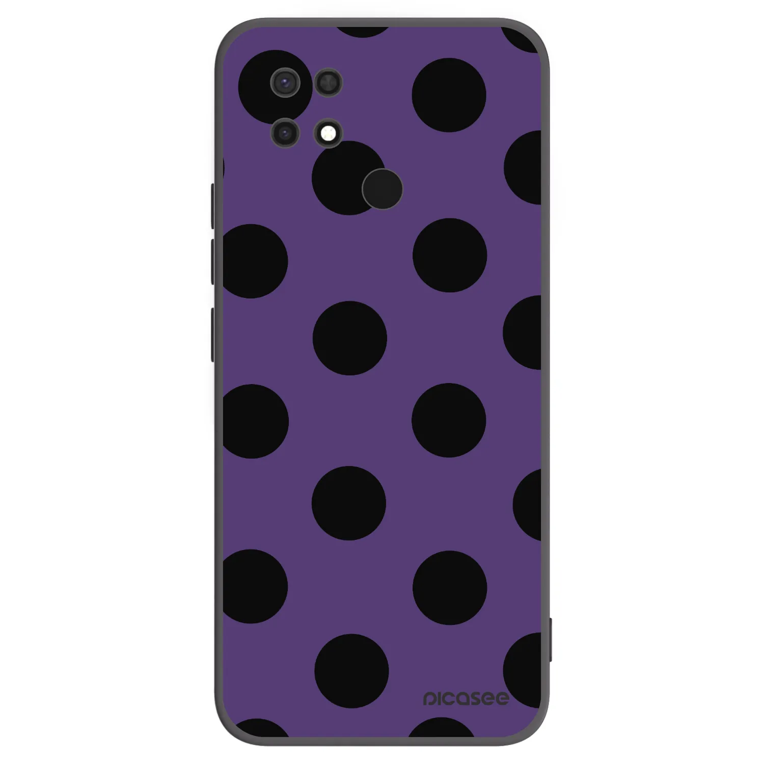 Picasee silikónový čierny obal pre Xiaomi Redmi 10C - Big flickers 2