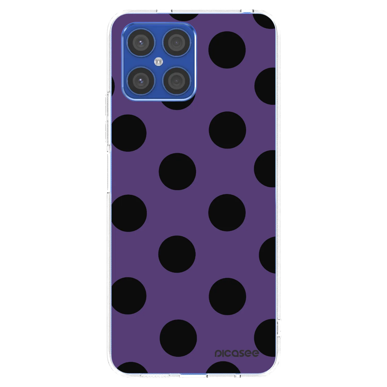 Picasee silikónový prehľadný obal pre Honor X8 4G - Big flickers 2