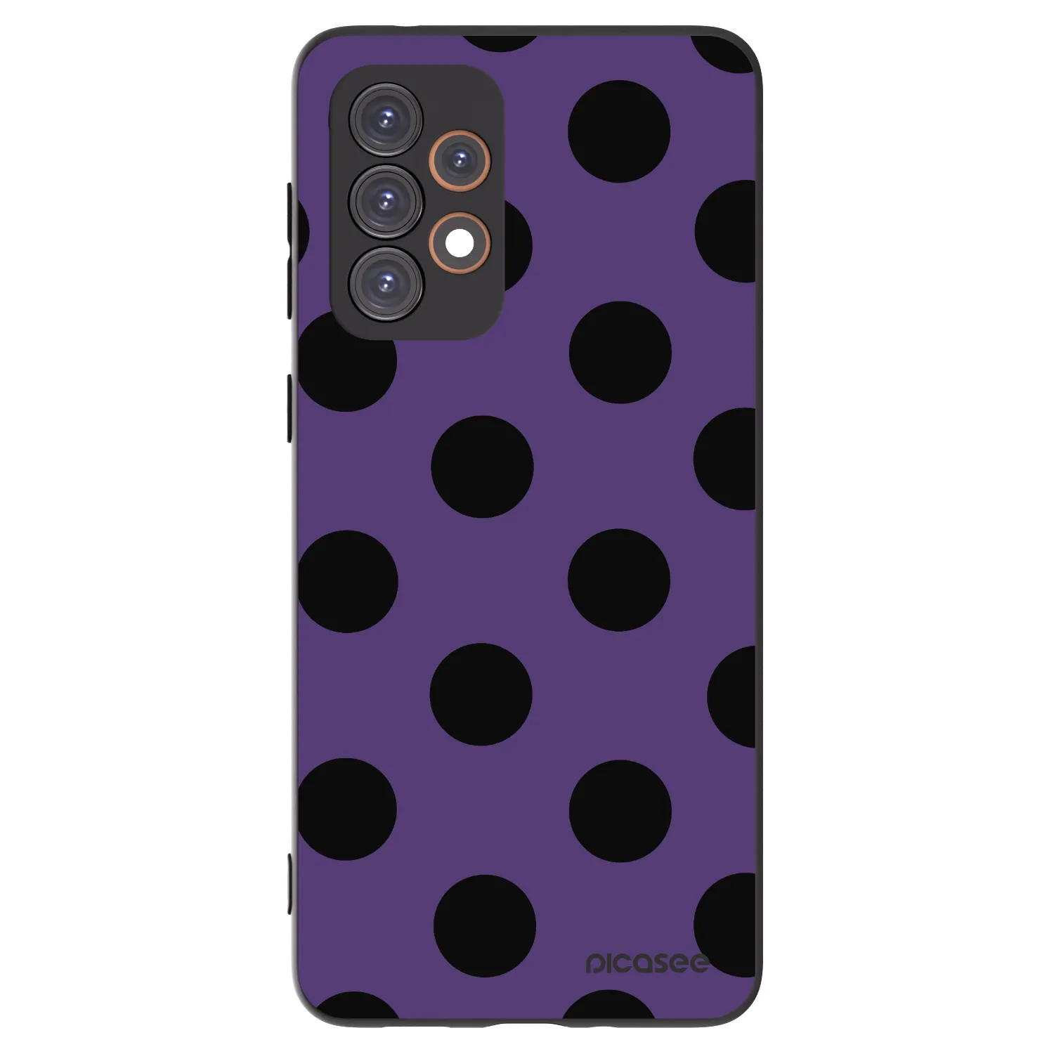 Picasee silikónový čierny obal pre Samsung Galaxy A33 5G A336 - Big flickers 2