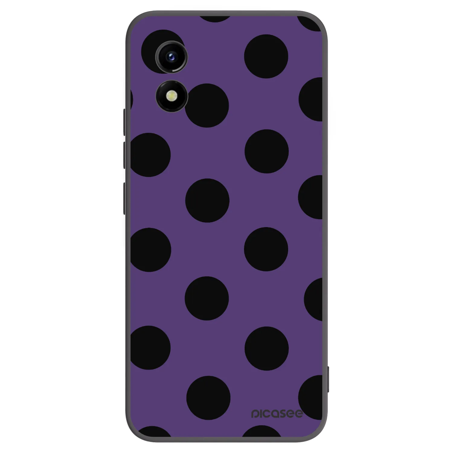 Picasee silikónový čierny obal pre Vivo Y01 - Big flickers 2